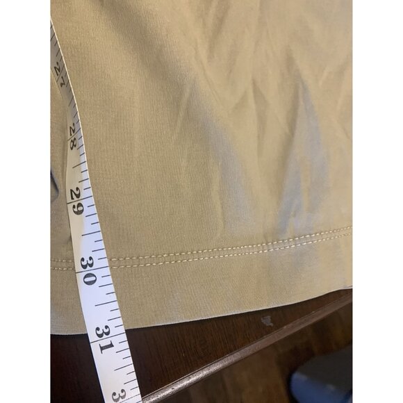 Duluth Cargo Snap Tab Capri Nylon Spandex Pants 22W X 31 Tan - Picture 7 of 8